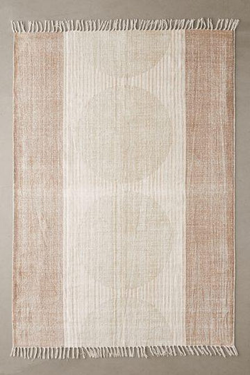 8x10 Tan UO Home Printed Rug