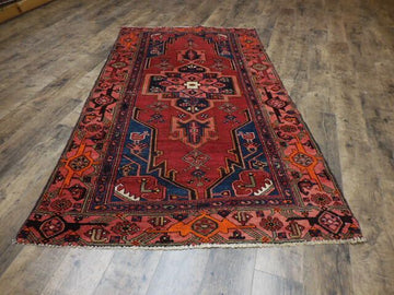 4x7 Red/Orange Vintage Rug