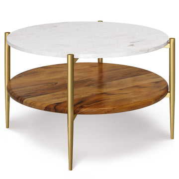 Marble Boho Coffee Table