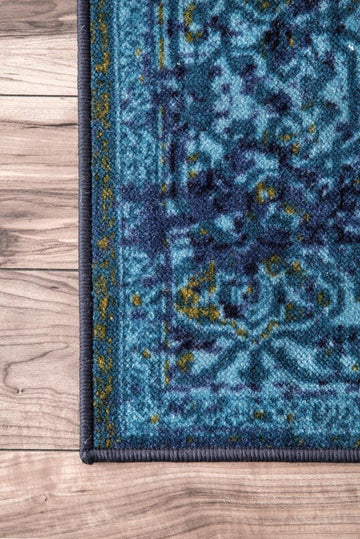 5x8 Blue nuLoom Outdoor Rug