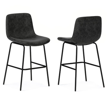 Grey Modern Counter Stool Set