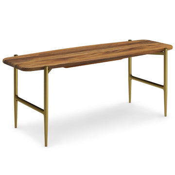 Wood Mid-Century Bench