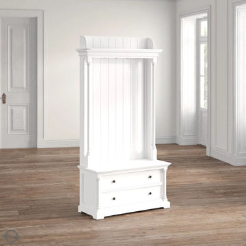 White Farmhouse Hall Tree