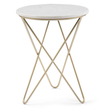 Marble Boho Side Table