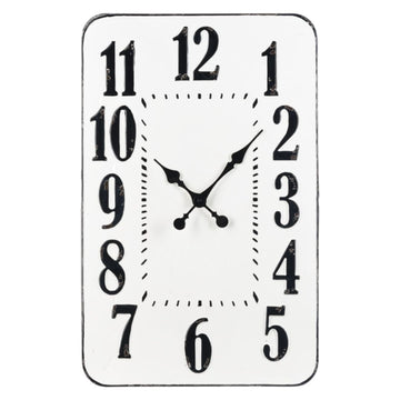 Stamped Metal Wall Clock